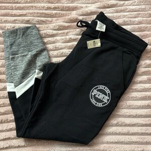 NWT! PINK Victoria's Secret Black and Gray Joggers